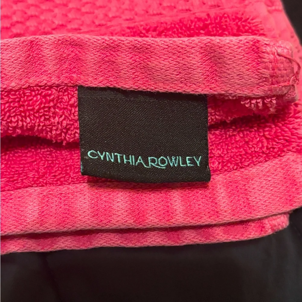 Cynthia Rowley Vibrant Pink Hand Towel